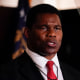 Herschel Walker speaks to supporters during an election night watch party, on May 24, 2022, in Atlanta.