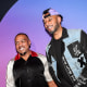 Timbaland and Swizz Beatz attend the REVOLT Summit x AT&T Summit on Sept. 12, 2019, in Atlanta.