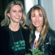 Olivia Newton John and Jane Seymour during 1992 Earth Walk at Universal Studios in Universal City, Calif.