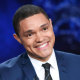 Trevor Noah appears during a taping of "The Daily Show,"