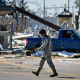 Tyndall Air Force Base in Florida in the aftermath of Hurricane Michael