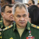 Russian Defence Minister Sergei Shoigu on Aug. 20, 2022 in Patriot Park, outside of Moscow, Russia.