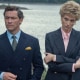 Dominic West as Prince Charles and Elizabeth Debicki as Diana