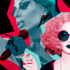 Digital collage of drag queens Alaska, Jinkx Monsoon, Latrice Royale, and Yvie Oddly.
