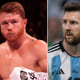 El boxeador reaccionó en Twitter a un polémico video protaginizado por Messi.