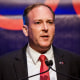 Rep. Lee Zeldin speaks at an election night event in New York on Nov. 8, 2022.