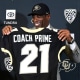 Deion Sanders during a press conference in Boulder, Colo., on Dec. 4, 2022. 