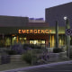 The emergency entrance to Tucson Medical Center in Tucson, Ariz.