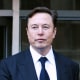 Tesla CEO Elon Musk leaves the Phillip Burton Federal Building on Jan. 24, 2023, in San Francisco.