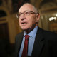 Attorney Alan Dershowitz speaks to the press in the Senate Reception Room at the Capitol in Washington, D.C.