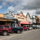 The historic downtown shops in Whitefish, Mont., on June 22, 2018.
