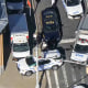 Police surround a U-Haul truck used in suspected hit-and-run in New York on Feb. 13, 2023.