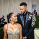 Ayesha and Steph Curry attend the 2021 Met Gala benefit at Metropolitan Museum of Art on Sept. 13, 2021 in New York.
