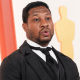 Jonathan Majors at the Oscars on  March 12.