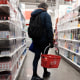 A woman shops at a Target store in New York City