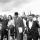 Dr. Martin Luther King Jr., and his wife, Coretta Scott King, lead off the final lap to the state capitol at Montgomery, Ala., in 1965 as thousands of civil rights marchers joined in the walk to demand voter registration rights.