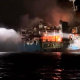 At least 12 people died and 230 were rescued after a fire engulfed a ferry in the southern Philippines, authorities said on March 30. 