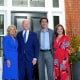 El presidente, Joe Biden, y la primera dama, Jill Biden,con el primer ministro canadiense, Justin Trudeau, y su esposa, Sophie Gregoire Trudeau, en Rideau Cottage, el jueves 23 de marzo de 2023, en Ottawa, Canadá.