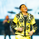 El cantante Eduin Caz en concierto de Grupo Firme