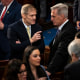 (R-L) Majority Leader U.S. Representative Kevin McCarthy (R-CA) talks to U.S. Representative Jim Jordan (R-OH), Vice Chair of the far right Freedom Caucus, on the floor of the House of Representatives after failing to get enough support in the fourth vote for Speaker of the House on Capitol Hill on Jan. 4, 2023 in Washington, D.C.McCarthy has failed to gather enough votes four times which is the first time in 100 years that the House speaker vote went to multiple ballots.