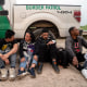 Migrants that were trying to evade U.S. Border Patrol agents, wait to be processed in Granjeno, Texas
