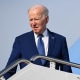 President Joe Biden boards Air Force One at Joint Base Andrews in Maryland on March 23, 2023.