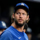 Los Angeles Dodgers starting pitcher Clayton Kershaw during a baseball game against the Tampa Bay Rays on May 26, 2023, in St. Petersburg, Fla.