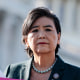 Rep. Judy Chu, D-Calif., speaks outside Capitol on May 10, 2022. 