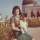 Hector Tobar with his mother Mercedes at the Griffith Park Observatory, Los Angeles, 1963.