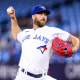 Anthony Bass of the Toronto Blue Jays delivers a pitch against the Chicago White Sox in Toronto on April 25, 2023.