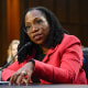 Judge Ketanji Brown Jackson, speaks during her Senate Judiciary Committee confirmation hearing at the Capitol,