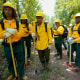 Wildland firefighter students from Alabama A&M and Tuskegee universities during a wildland firefighter training on June 9, 2023, in Hazel Green, Ala. 