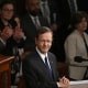 Israeli President Isaac Herzog addresses a joint session of the U.S. Congress on July 19, 2023. 