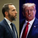 Special prosecutor Jack Smith and former President Donald Trump. 