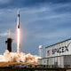 The SpaceX Falcon 9 rocket lifts off from Kennedy Space Center, Fla., on May 30, 2020. 