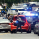 Law enforcement and first responders work at the scene of a shooting on the University of North Carolina at Chapel Hill campus