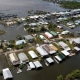 Storm damage from Hurricane Idalia in Keaton Beach, Fla., on Aug. 30, 2023.