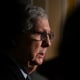 Senate Minority Leader Mitch McConnell, R-Ky., at the Capitol on Feb 14, 2023.