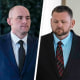 Former Aurora police officers Jason Rosenblatt and Randy Roedema.