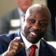 Republican presidential candidate Sen. Tim Scott, R-S.C., during a campaign stop in Windham, N.H., on Sept. 20, 2023.
