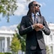 Quavo outside the White House on Sept. 20, 2023.