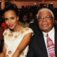 Kerry Washington with her parents, Valerie and Earl Washington in New York City