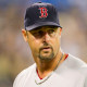 Boston Red Sox pitcher Tim Wakefield during a game against the Atlanta Braves in Atlanta on June 27, 2009.