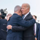 joe biden bibi benjamin natanyahu hug embrace
