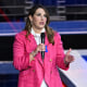 Ronna McDaniel, chairwoman of the Republican National Committee, speaks before the Republican presidential debate in Miami on Nov. 8, 2023.