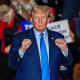 Former President Donald Trump at a campaign rally in Claremont, N.H., on Nov. 11, 2023.