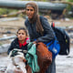 Palestinians flee north Gaza and move southward, near Gaza City