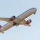 A Virgin Atlantic Airways Boeing 787-9 Dreamliner takes off from Heathrow airport flying entirely on sustainable aviation fuel on Nov. 28, 2023.