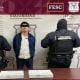 Foto de la detención del jefe de sicarios conocido como 'El Plaga', publicada por la Secretaría de Seguridad Ciudadana del Gobierno de Baja California.
