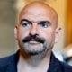 Photo Composite: John Fetterman and George Santos